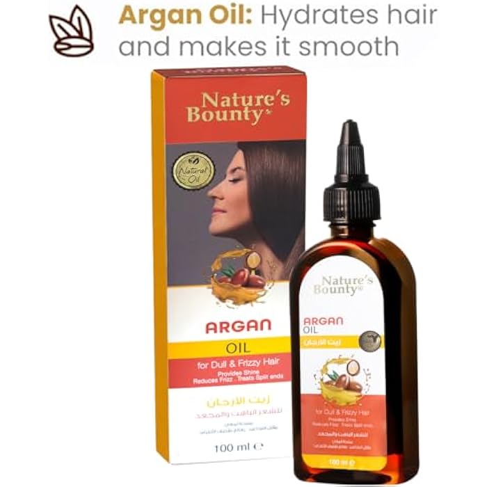 Nature's Bounty - Natural Oil, Nourishing & Strengthening, 100 ML (Argan Oil For Dull & Frizzy Hair) - Image 5